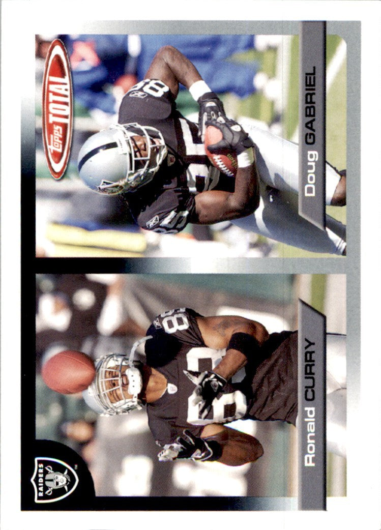 2005 Topps Total Ronald Curry/Doug Gabriel (100) Football Cards #114