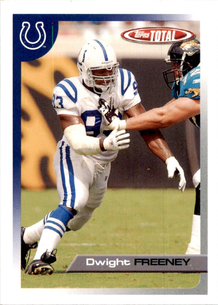 2005 Topps Total Dwight Freeney Football Cards #217