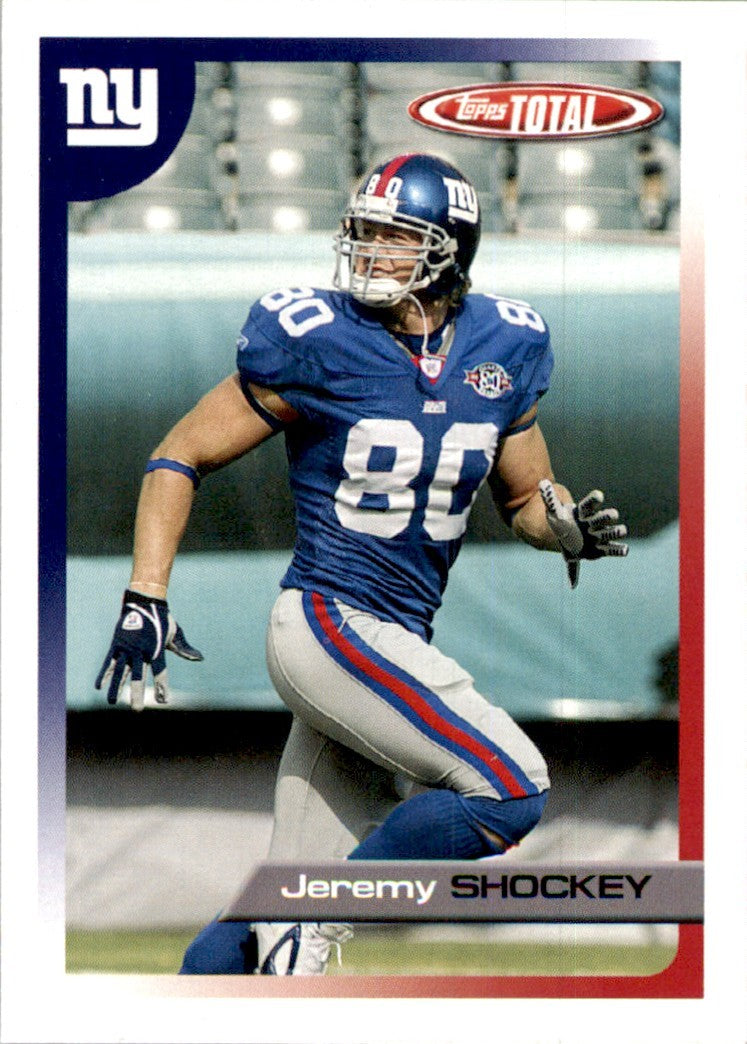 2005 Topps Total Jeremy Shockey Football Cards #67