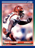 1990 Score David Fulcher Football Cards #29