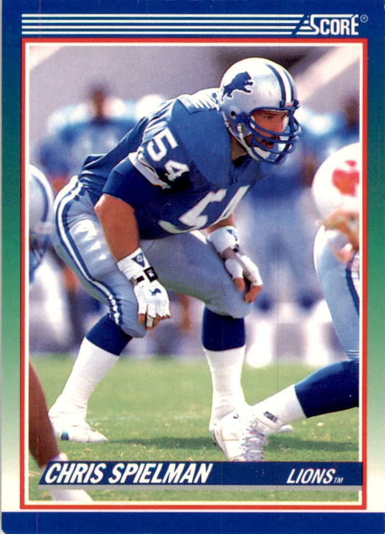 1990 Score Chris Spielman Football Cards #17
