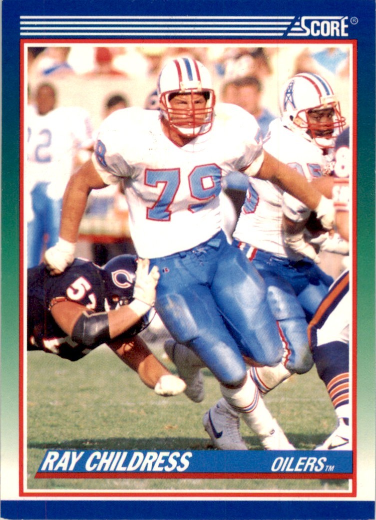 1990 Score Ray Childress Football Cards #52