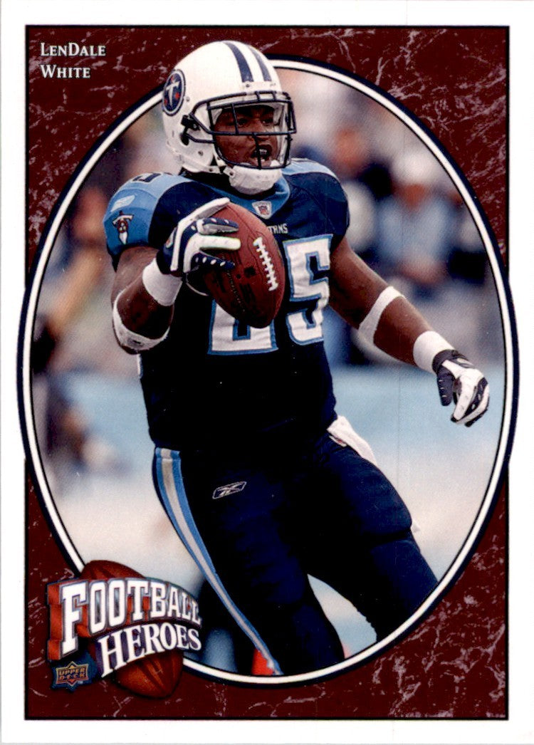 2008 Upper Deck Heroes LenDale White Football Cards #55