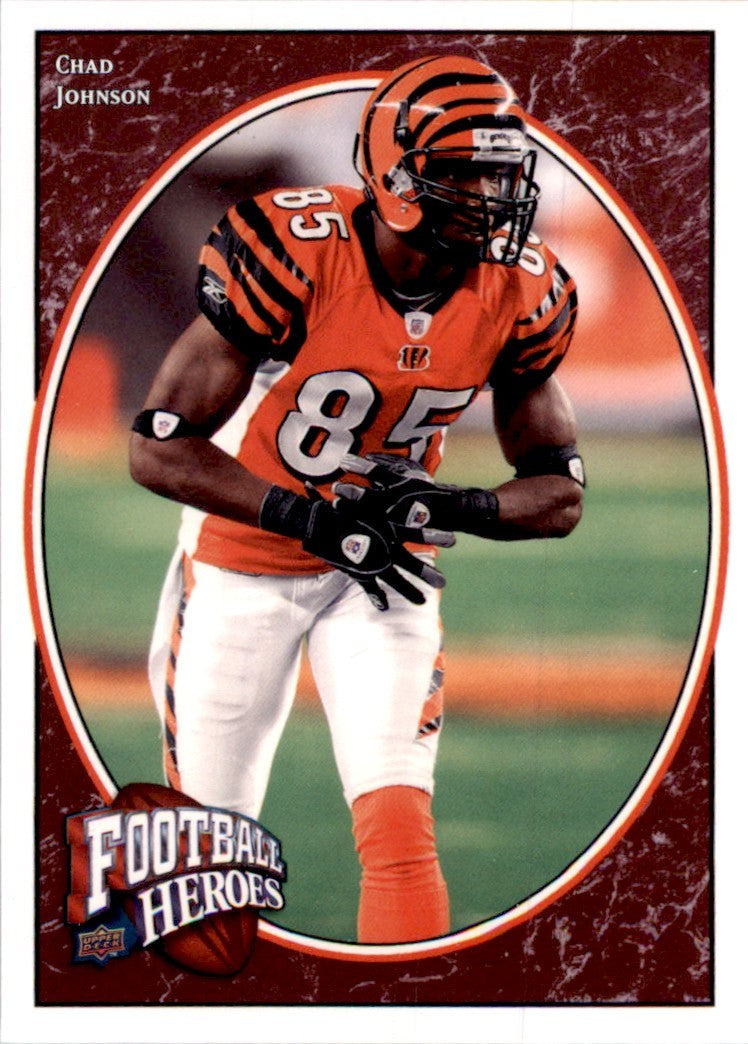 2008 Upper Deck Heroes Chad Johnson Football Cards #23