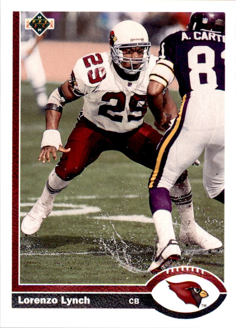1991 Upper Deck Lorenzo Lynch Football Cards #683