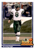 1991 Upper Deck Browning Nagle Rookie Football Cards #624