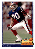 1991 Upper Deck Henry Jones Rookie Football Cards #615