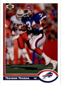 1991 Upper Deck Thurman Thomas Football Cards #356