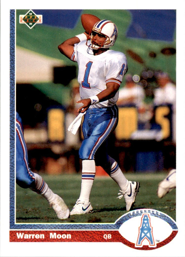 1991 Upper Deck Warren Moon Football Cards #256