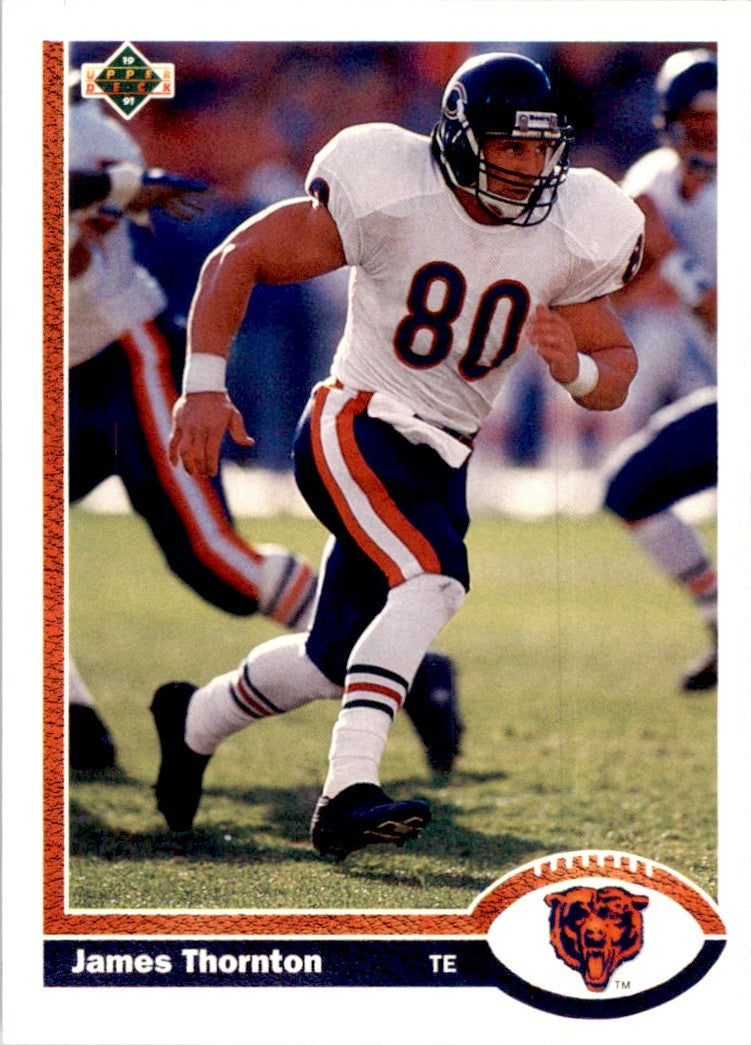 1991 Upper Deck James Thornton Football Cards #213