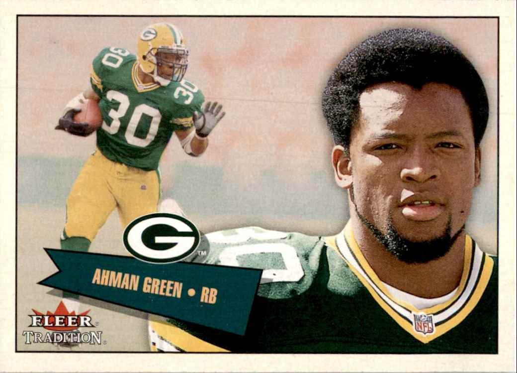 2001 Fleer Tradition Ahman Green Football Cards #298