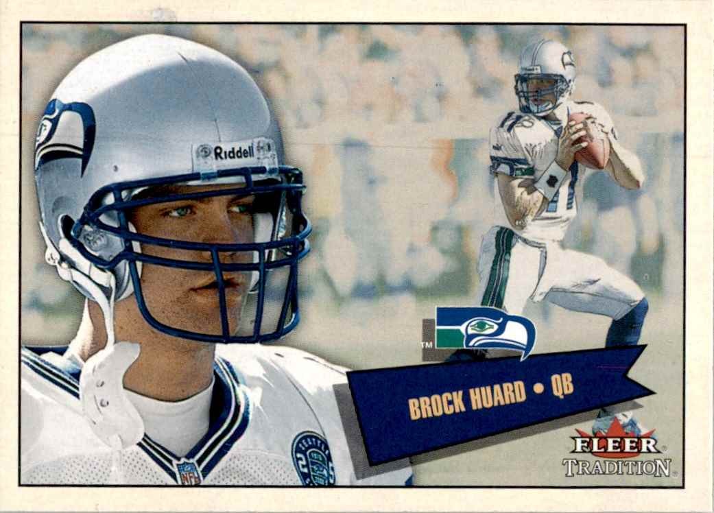 2001 Fleer Tradition Brock Huard Football Cards #106