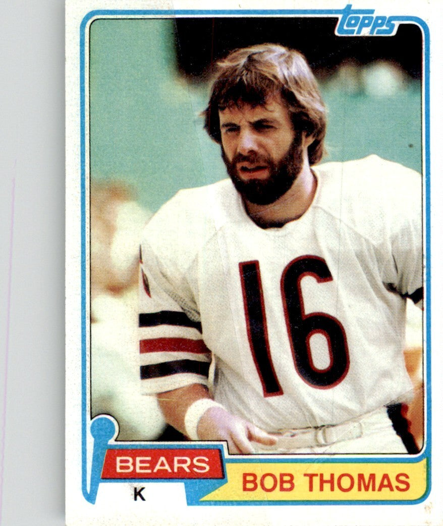 1981 Topps Bob Thomas Football Cards #477