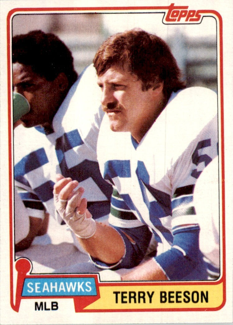1981 Topps Terry Beeson Football Cards #191