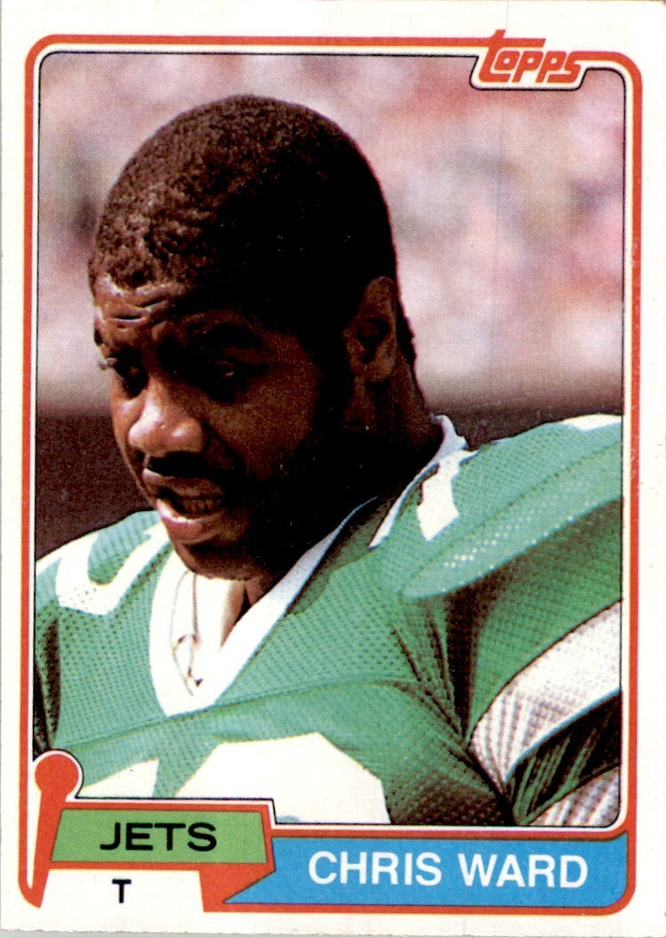 1981 Topps Chris Ward Football Cards #261