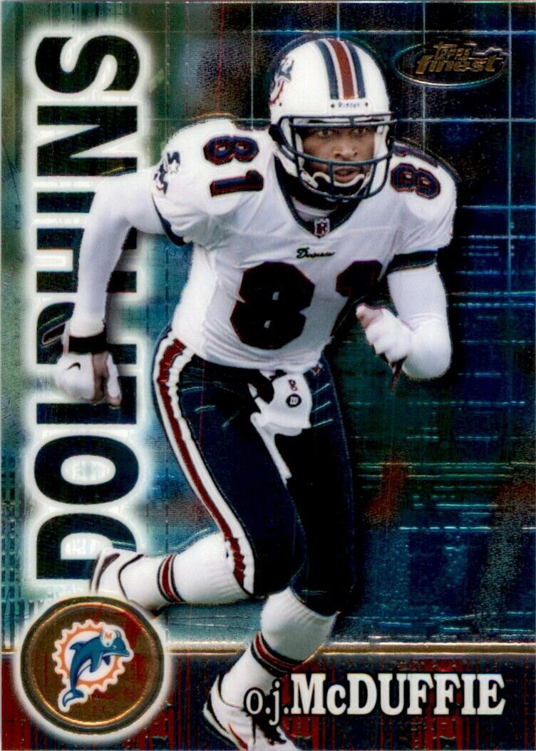 2000 Topps Finest O.J. McDuffie Football Cards #123