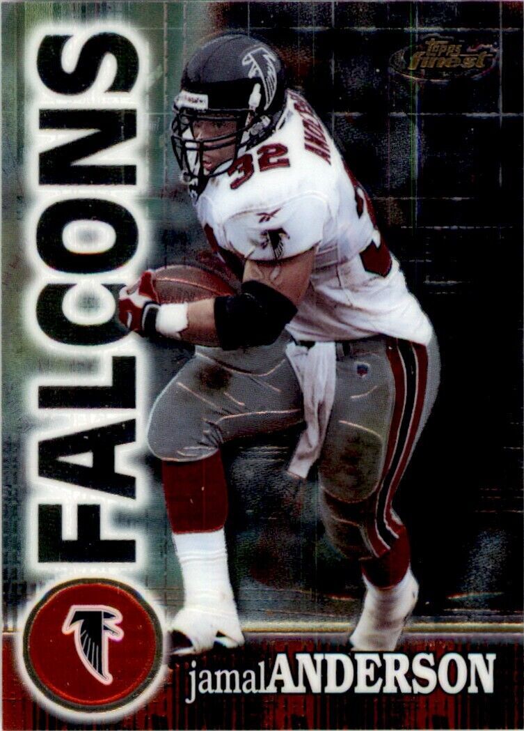 2000 Topps Finest Jamal Anderson Football Cards #66