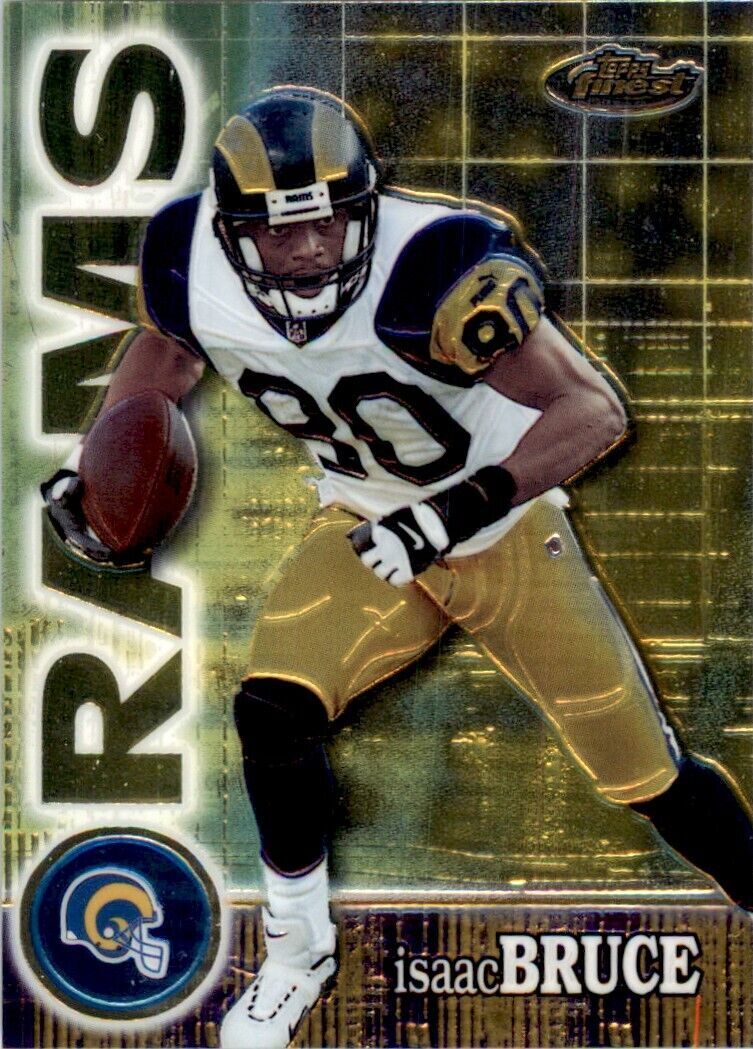 2000 Topps Finest Isaac Bruce Football Cards #71
