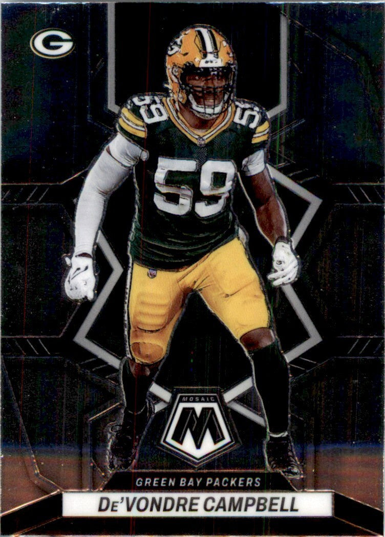 2022 Mosaic De'Vondre Campbell (100) Football Cards #74