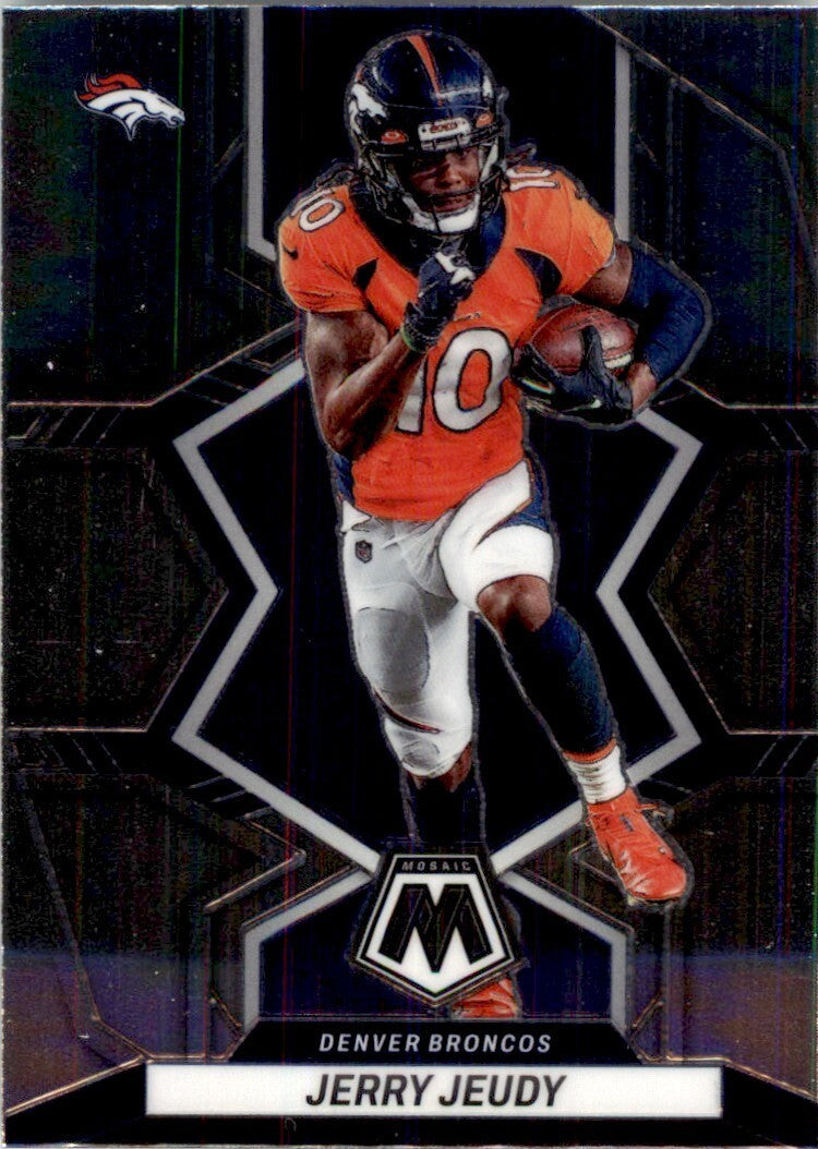 2022 Mosaic Jerry Jeudy Football Cards #60