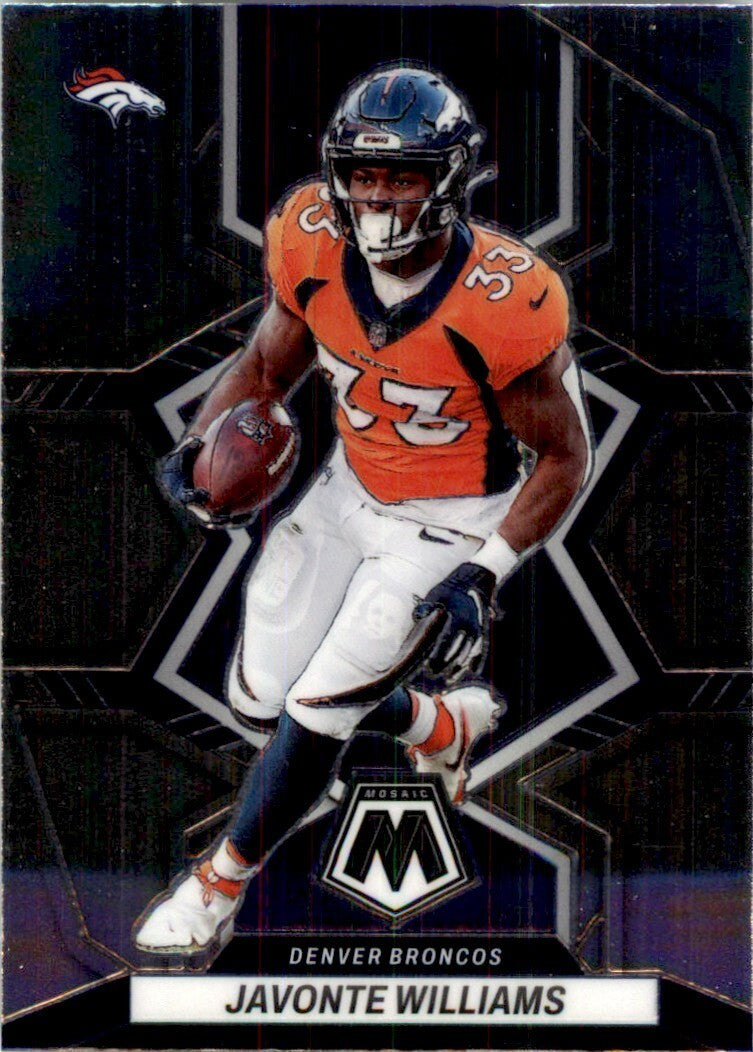 2022 Mosaic Javonte Williams Football Cards #61