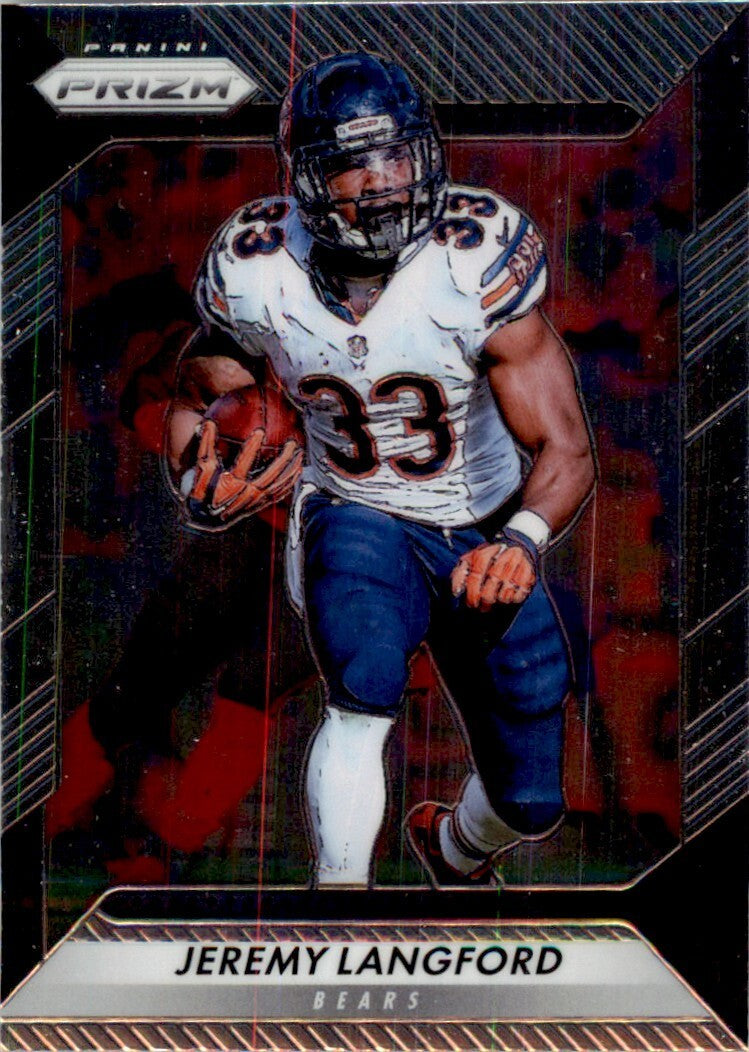 2016 Panini Prizm Jeremy Langford Football Cards #177