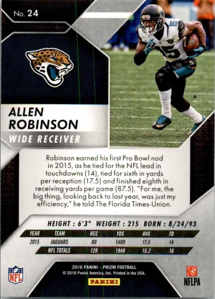 2016 Panini Prizm. Allen Robinson (100)  Football Cards #24