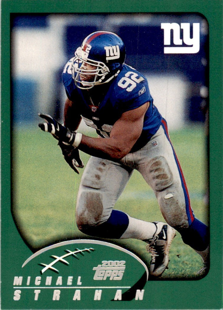 2002 Topps Michael Strahan (100) Football Cards #78