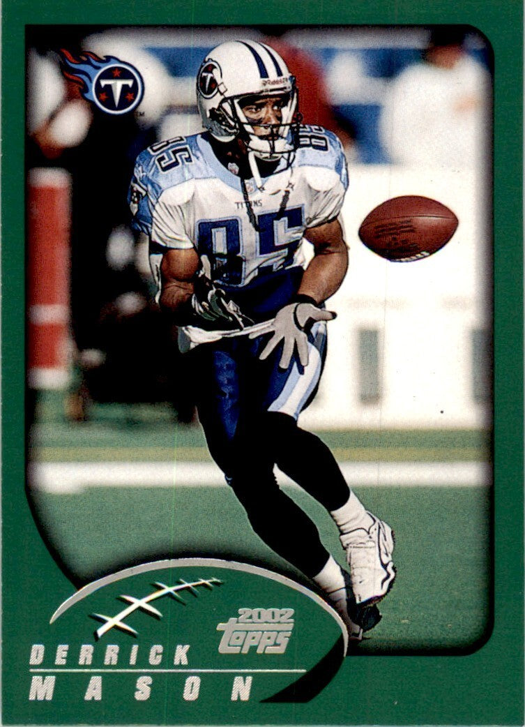 2002 Topps Derrick Mason Football Cards #194