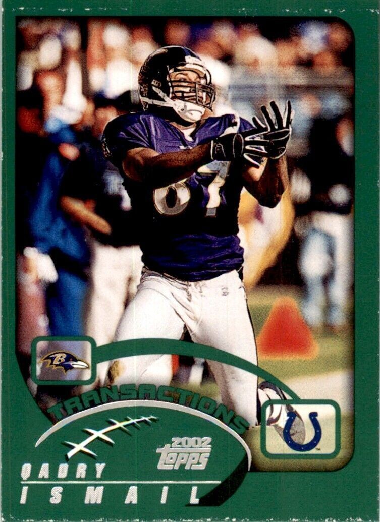 2002 Topps Qadry Ismail Football Cards #110