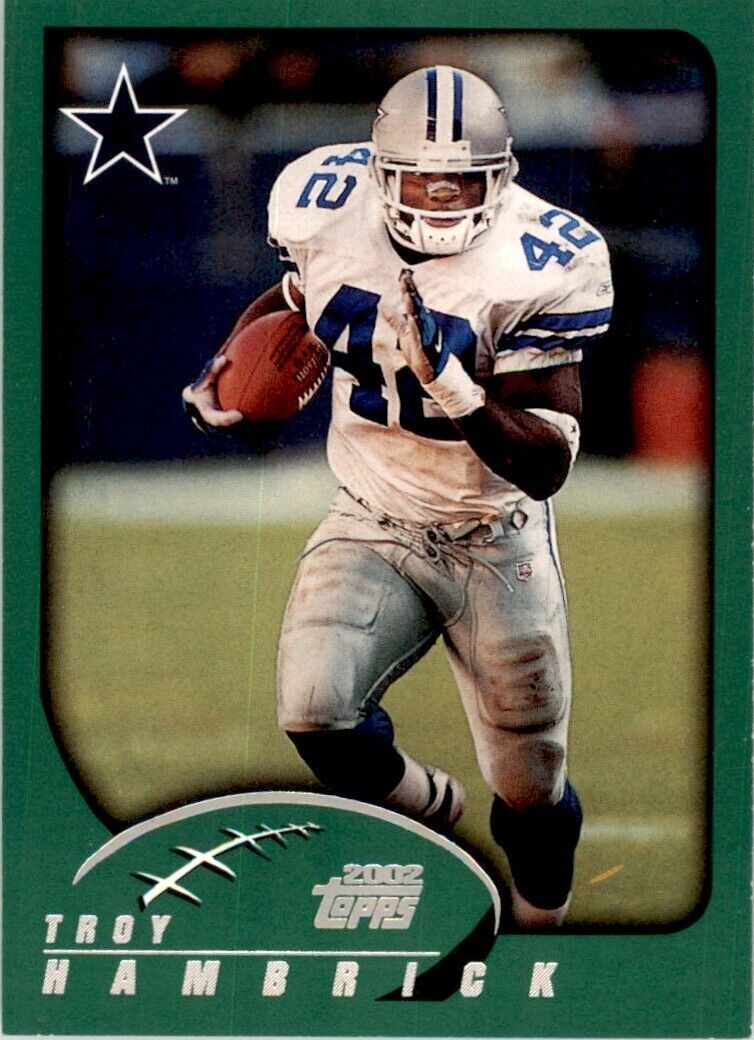 2002 Topps Troy Hambrick (100) Football Cards #126