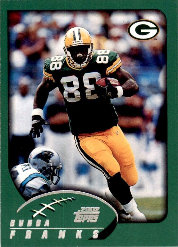 2002 Topps Bubba Franks (100) Football Cards #125