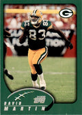 2002 Topps David Martin Football Cards #220
