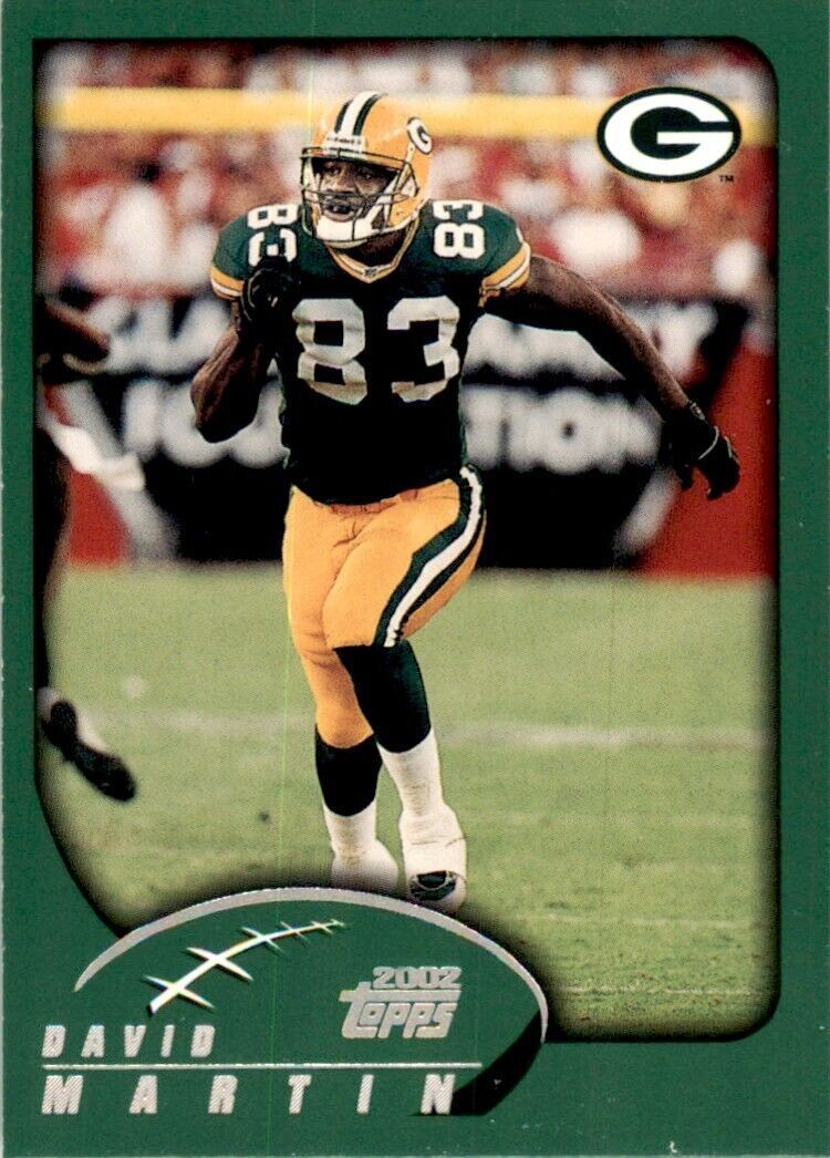 2002 Topps David Martin Football Cards #220