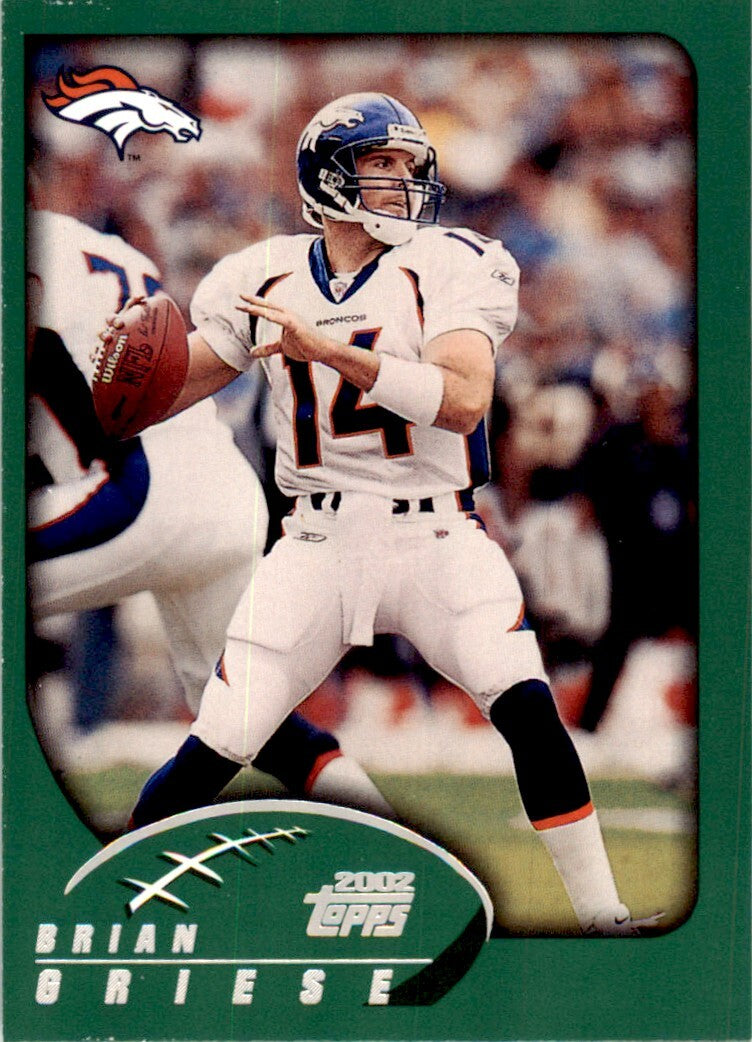 2002 Topps Brian Griese (100) Football Cards #81