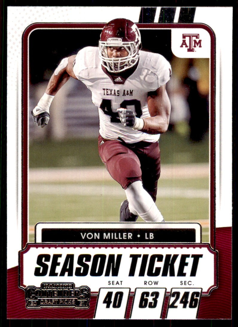 2021 Panini Contenders Draft Picks Von Miller Football Cards #81