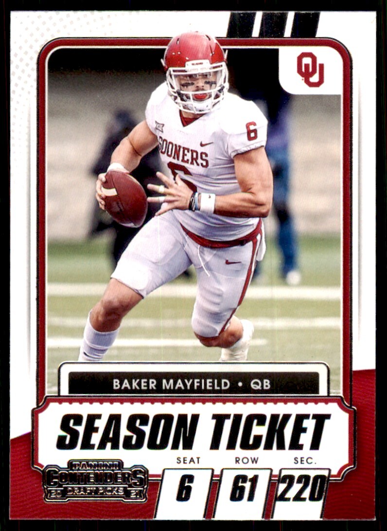 2021 Panini Contenders Draft Picks Baker Mayfield Football Cards #19