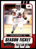 2021 Panini Contenders Draft Picks James Robinson Football Cards #72