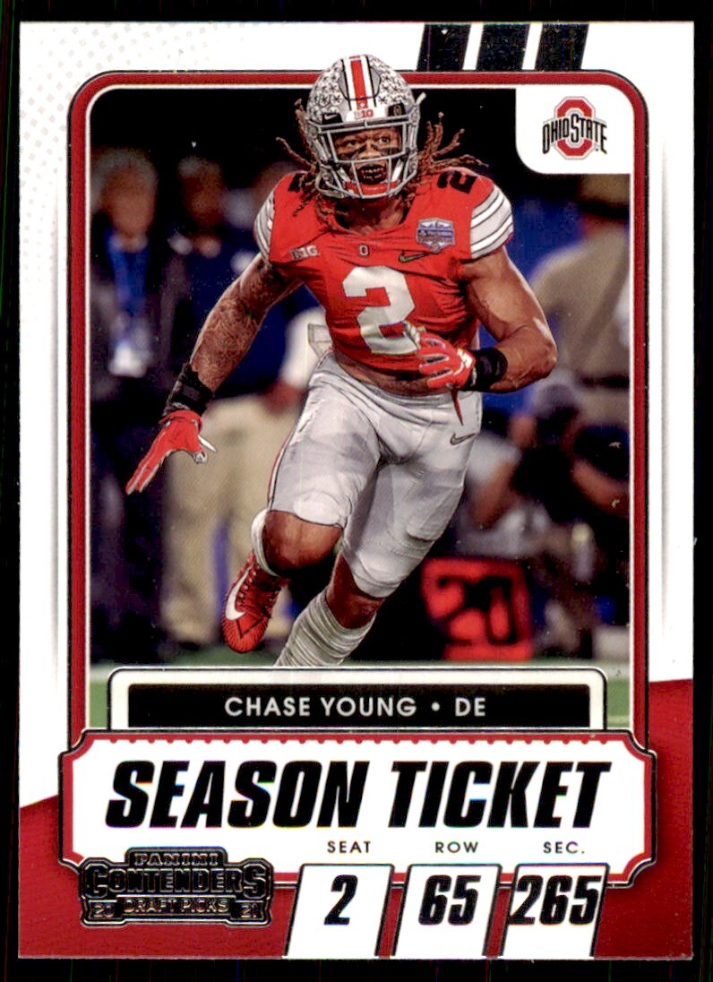 2021 Panini Contenders Draft Picks Chase Young Football Cards #82