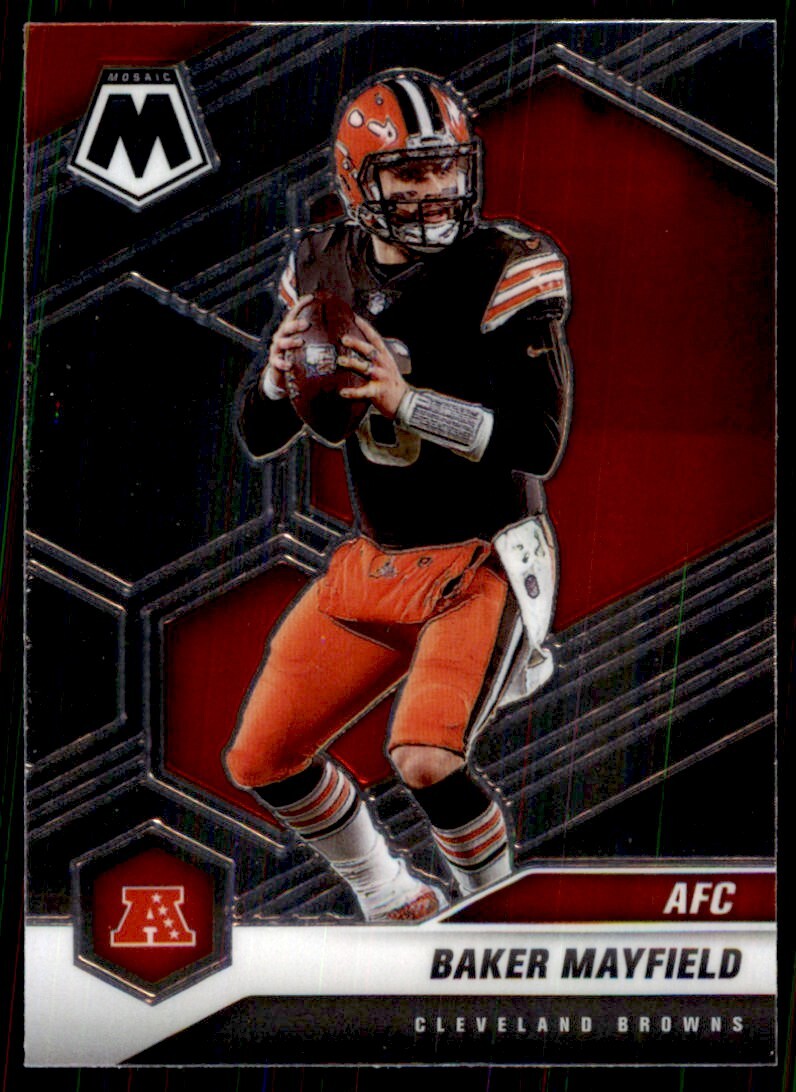 2021 Panini Mosaic Baker Mayfield Football Cards #225