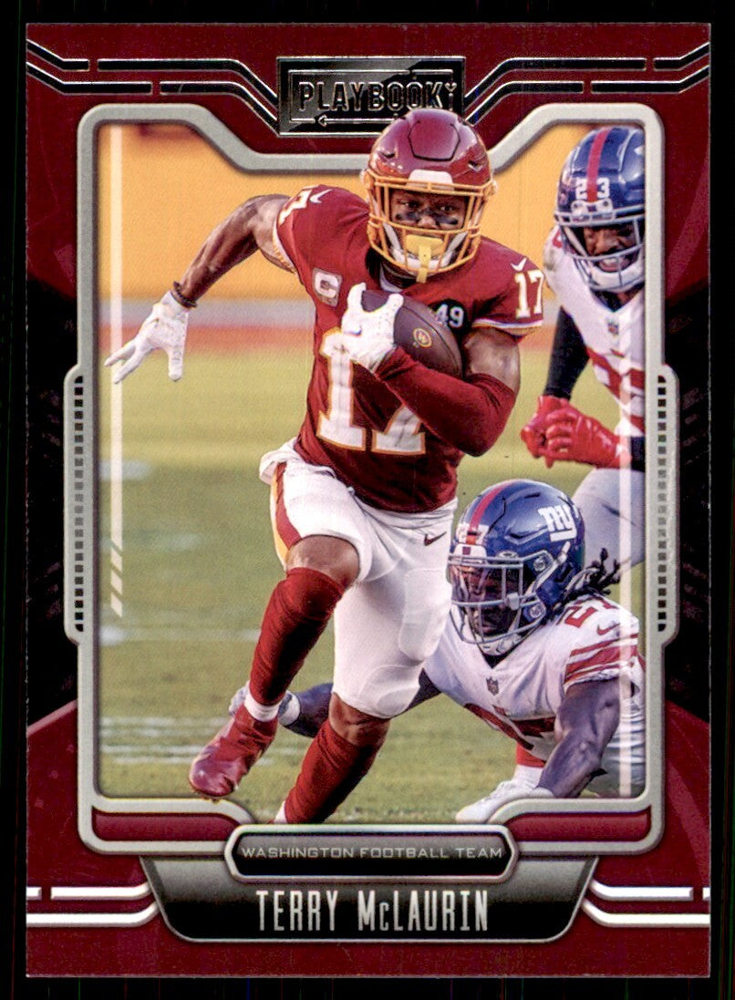 2021 Panini Playbook Terry McLaurin Football Cards #96