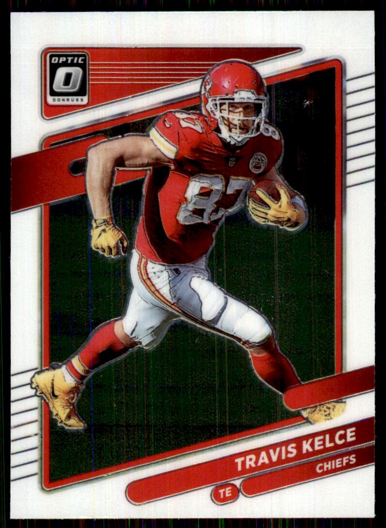 2021 Donruss Optic Travis Kelce Football Cards #33