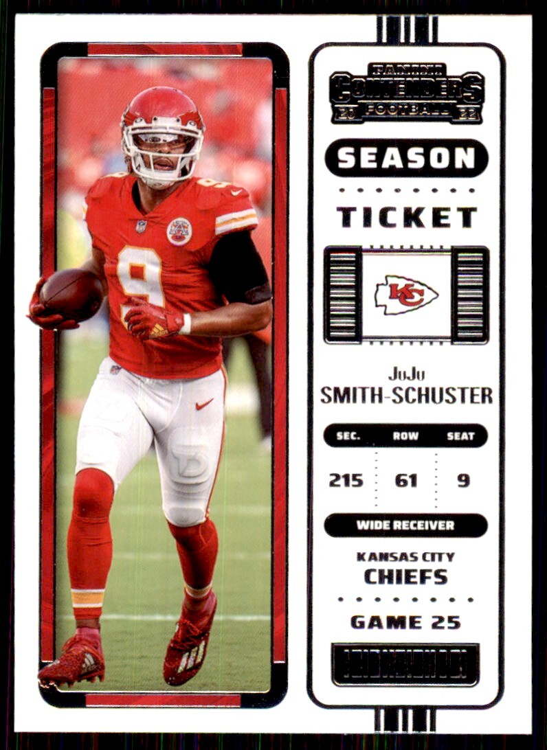 2022 Panini Contenders JuJu Smith-Schuster Football Cards #60