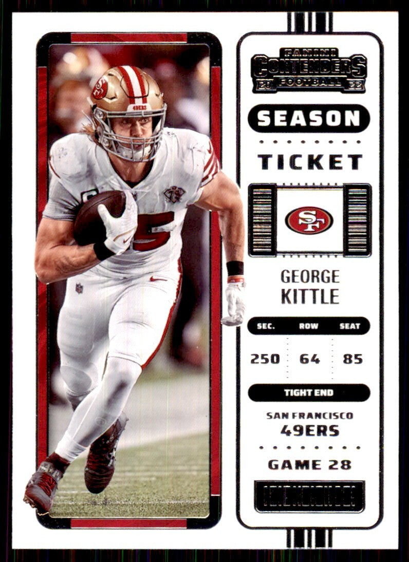 2022 Panini Contenders George Kittle Football Cards #84