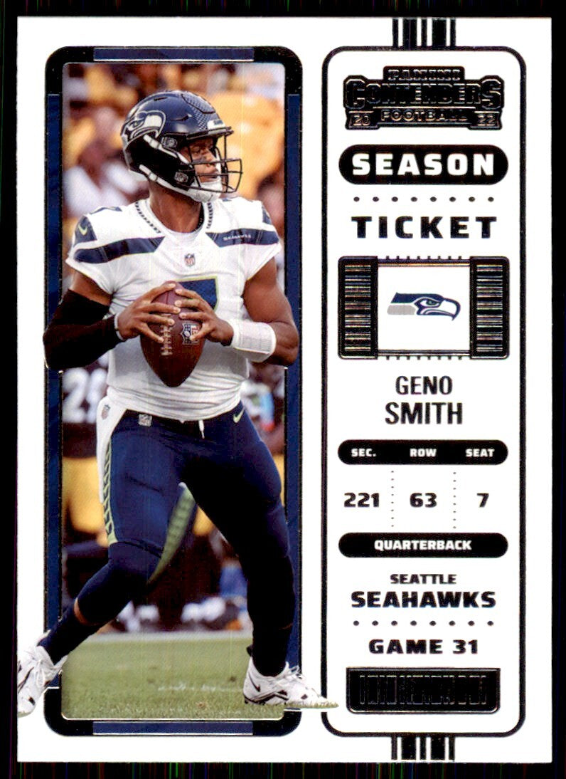 2022 Panini Contenders Geno Smith C Football Cards #88