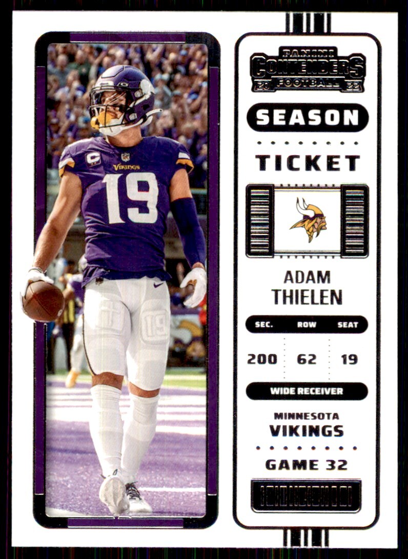 2022 Panini Contenders Adam Thielen C Football Cards #57
