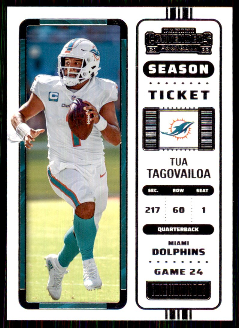 2022 Panini Contenders. Tua Tagovailoa Football Cards #79