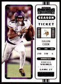 2022 Panini Contenders. Dalvin Cook Football Cards #56