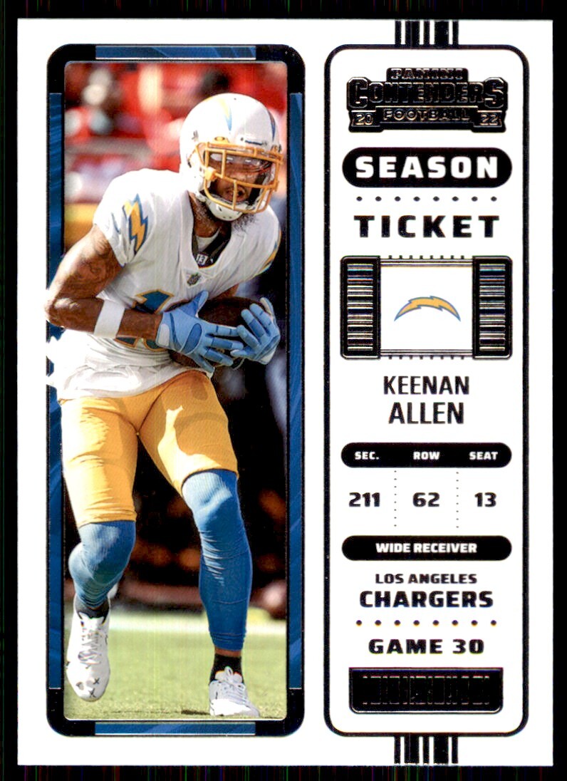 2022 Panini Contenders. Keenan Allen Football Cards #75