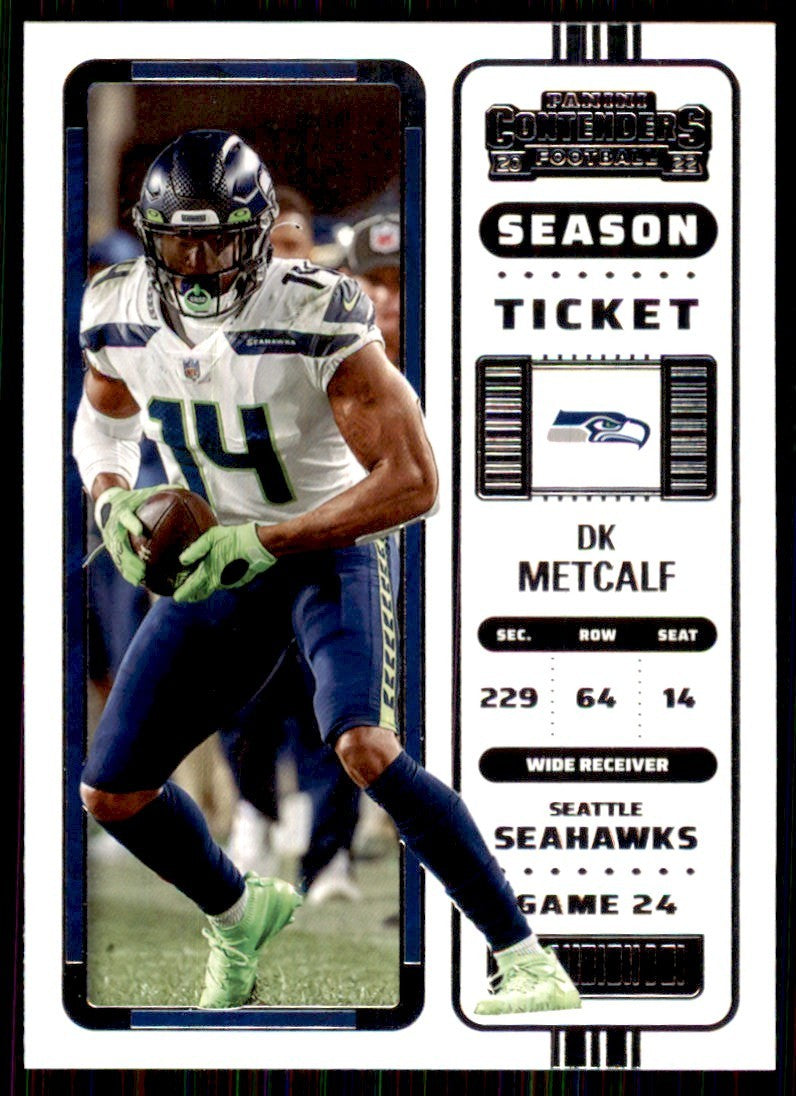 2022 Panini Contenders. DK Metcalf  Football Cards #89